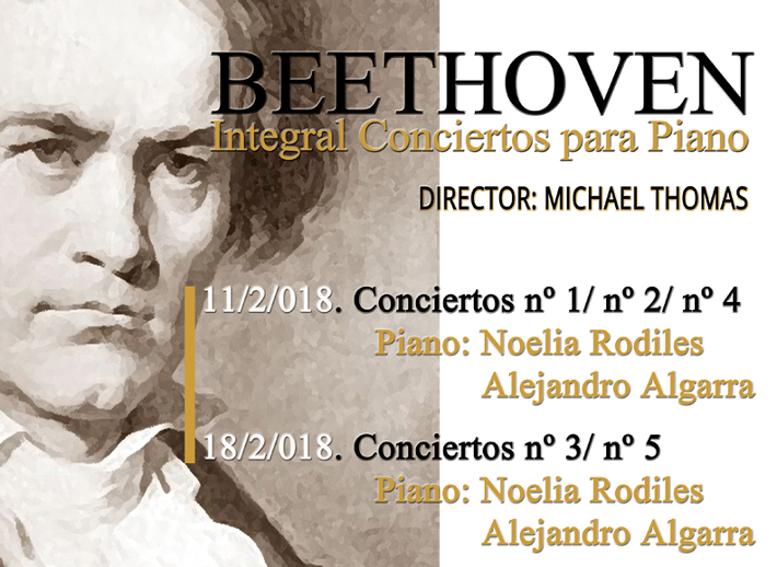 La Joven Orquesta Mediterrnea llevar a la Casa de la Cultura de Almucar los cinco conciertos para Piano de Beethoven